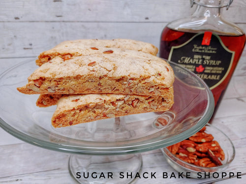 Sugar Shack Bake Shoppe - Maple Pecan Crunch Biscotti